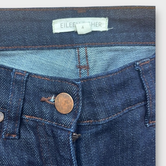 EILEEN FISHER Cotton Stretch Denim Slim Jean - Picture 3 of 4